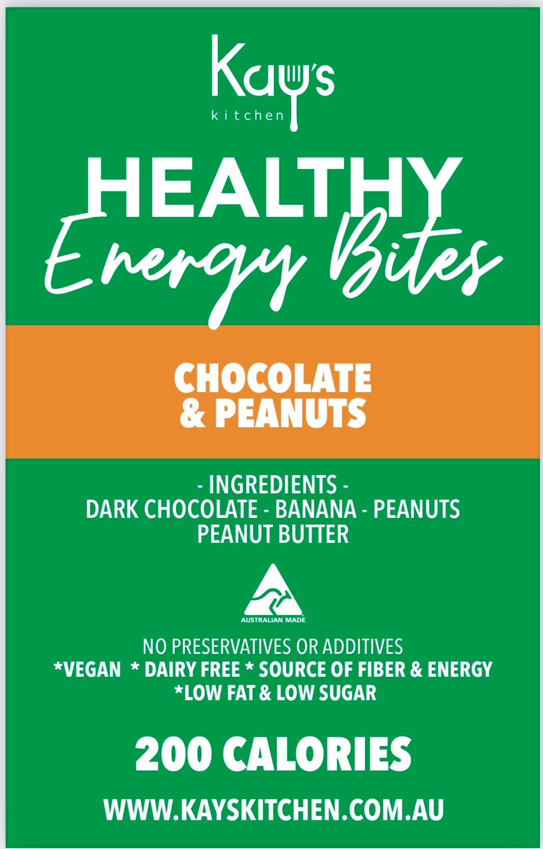 Chocolate & Peanuts energy bites