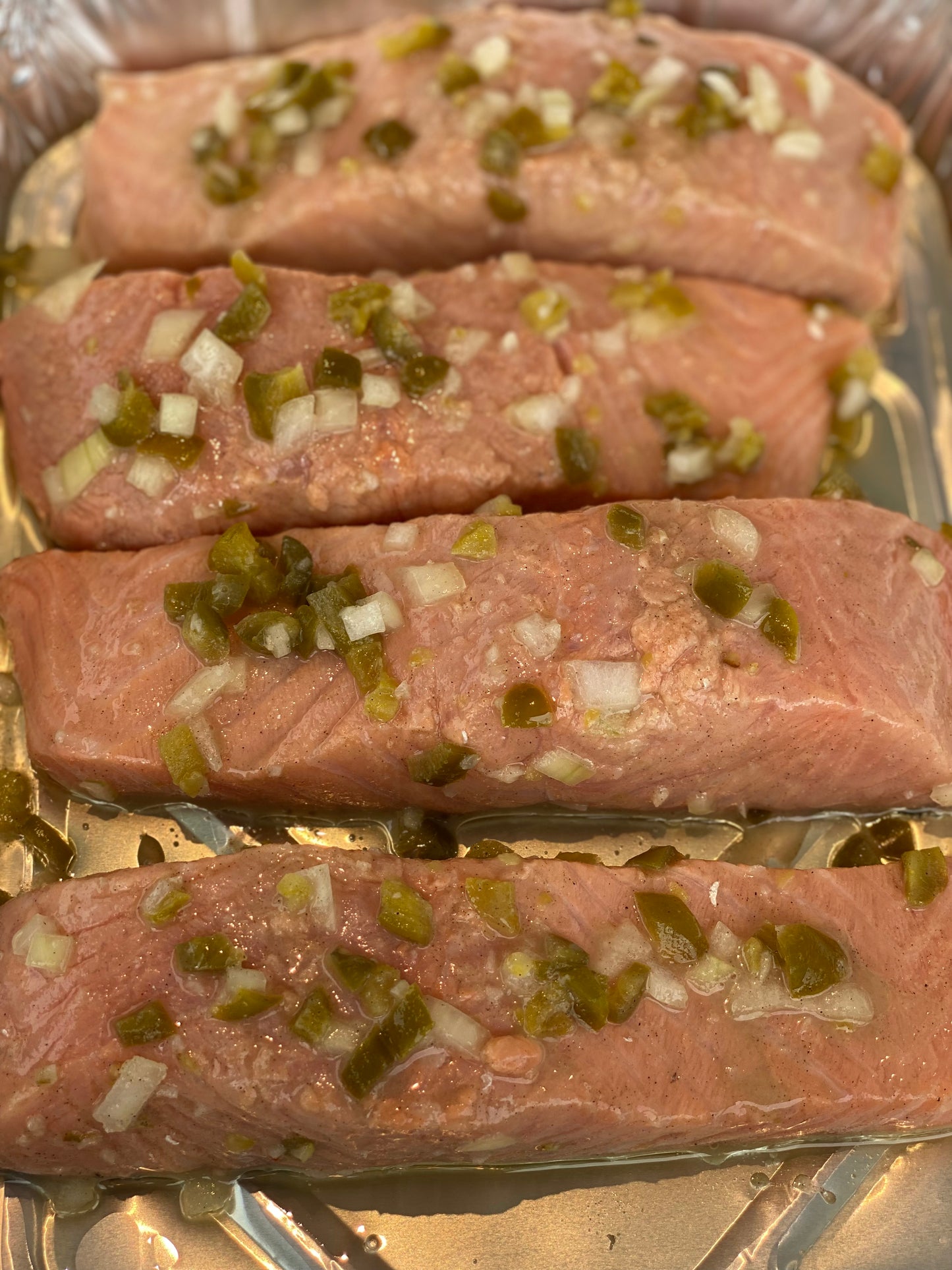 Salmon Jalapeño Lime sauce