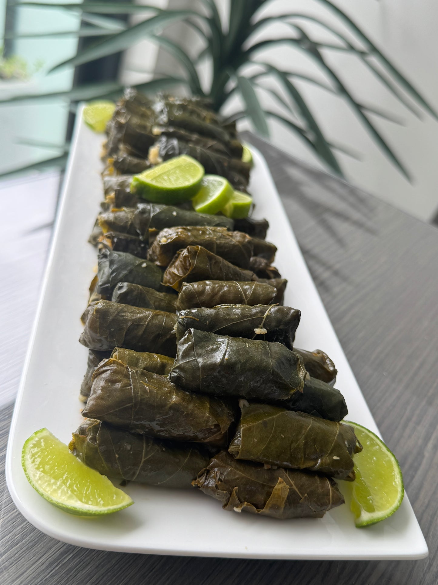Vine leaves (with meat or vegetarian)