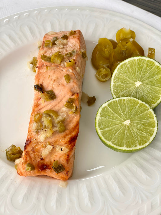 Salmon Jalapeño Lime sauce